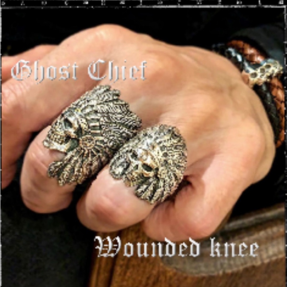 Crazy Pig Designs Ring - Wounded Knee - Picture 2 of 5